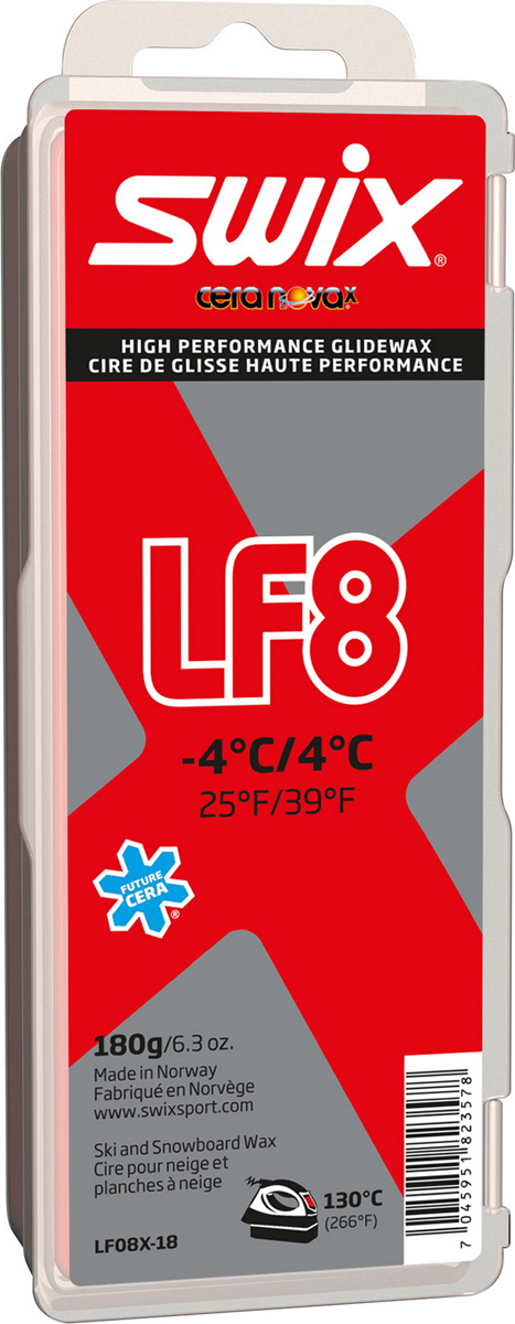 Мазь Swix LF8X Red  +4C / -4C 180 гр.